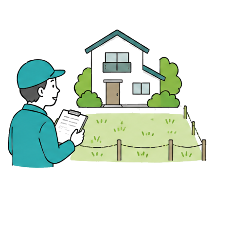 売却までの空き家・空き地管理のイラスト